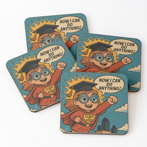 Item preview, Class of 2025 Super Grad- Now I can do anything! Retro Comic Super Power Design! designed and sold by LiLohaveaplan.