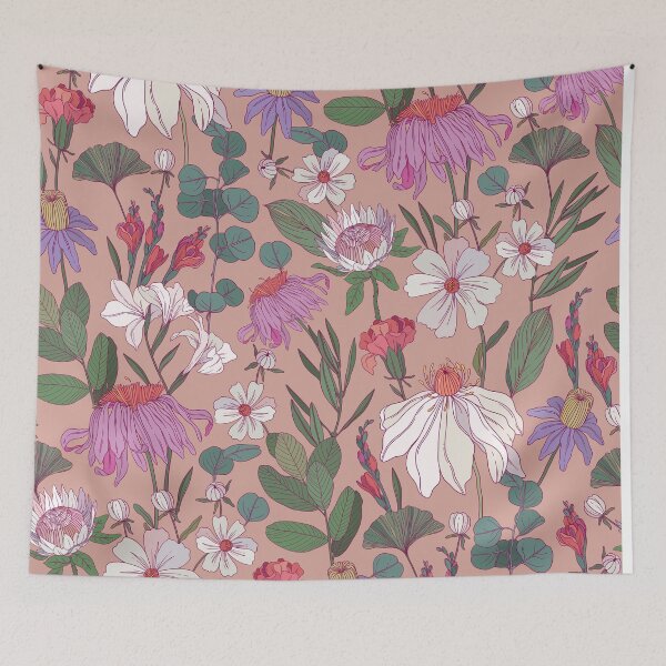 Item preview, PinkyTropical Flower Explosion designed and sold by YourPrettyHome.