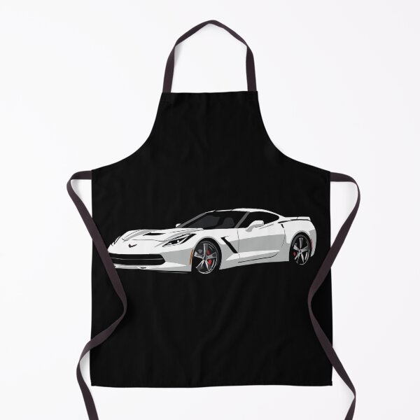 Item preview, White Corvette C7 Artwork – Modern Muscle designed and sold by TheArtOfCar.