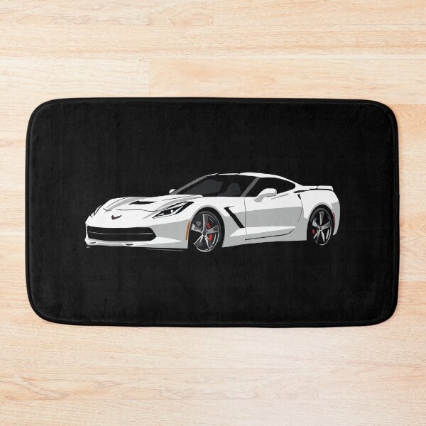 Item preview, White Corvette C7 Artwork – Modern Muscle designed and sold by TheArtOfCar.