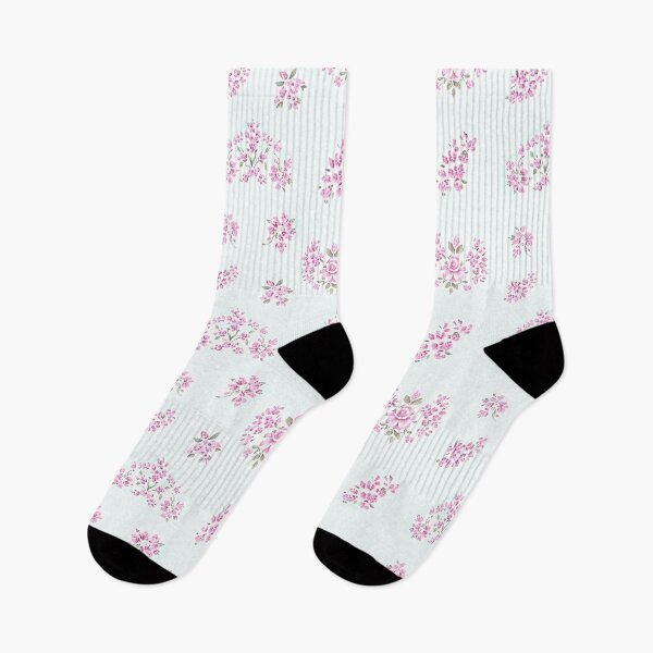 Item preview, Vintage China Painted Pink Floral Seamless Pattern designed and sold by gentle orchard.