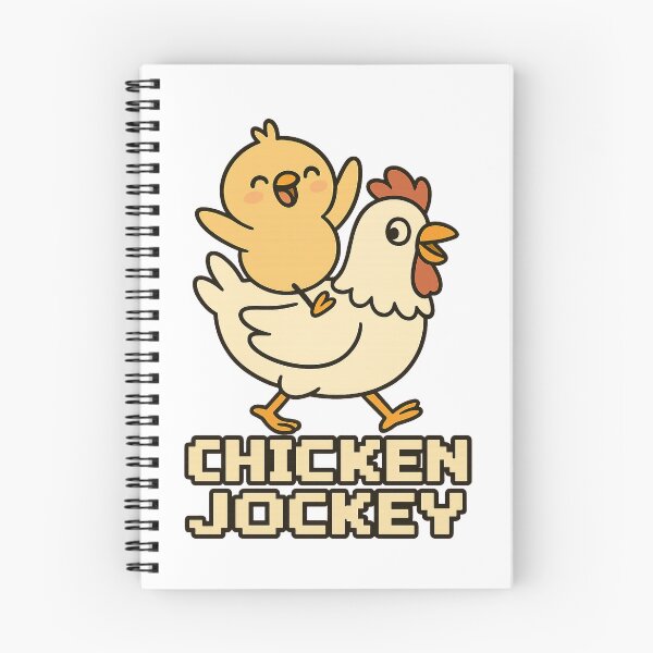 Item preview, Chicken Jockey - Funny Pixel Style Chicken Rider Design designed and sold by RitaTaylor.