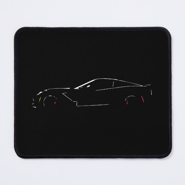 Item preview, C7 Corvette Minimalist Line Art Drawing designed and sold by TheArtOfCar.