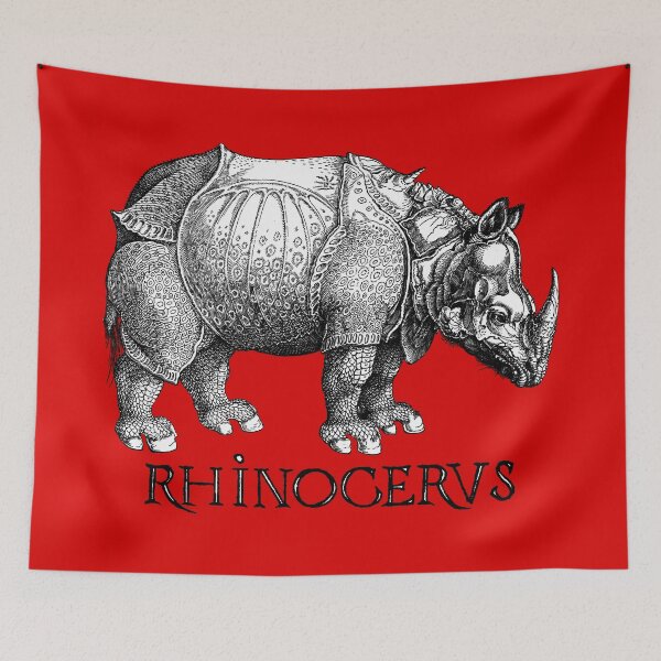 Item preview, Albrecht Durer's Renaissance Rhinoceros designed and sold by Pixelchicken.