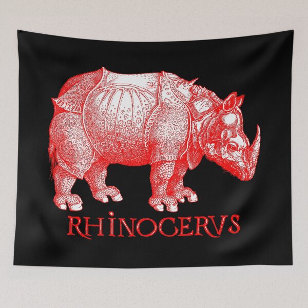 Item preview, Albrecht Durer's Renaissance Rhinoceros designed and sold by Pixelchicken.