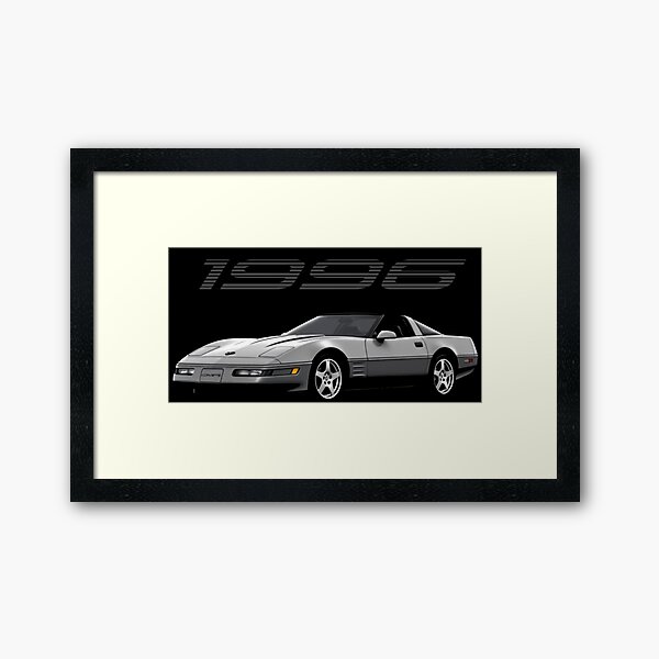 Item preview, 1996 Corvette Silver C4 Retro designed and sold by TheArtOfCar.