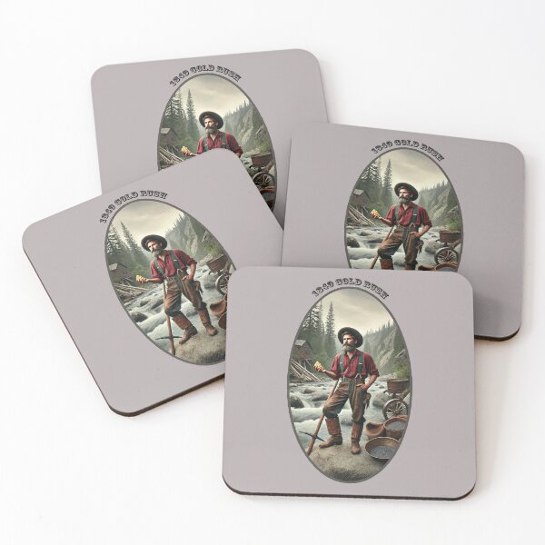 Item preview, 1849 California Gold Rush Miner with a Large Nugget designed and sold by urmaddad.