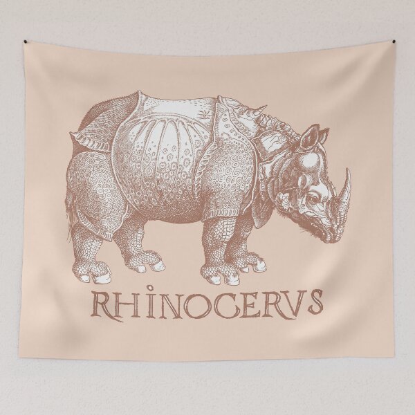 Item preview, Albrecht Durer's Renaissance Rhinoceros designed and sold by Pixelchicken.