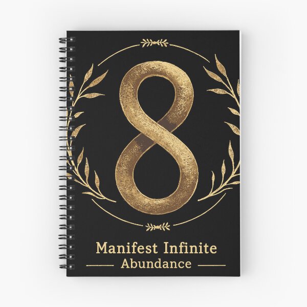 Item preview, Manifest Infinite Abundance – Golden 8 Symbol for Prosperity designed and sold by BeamiCreations.