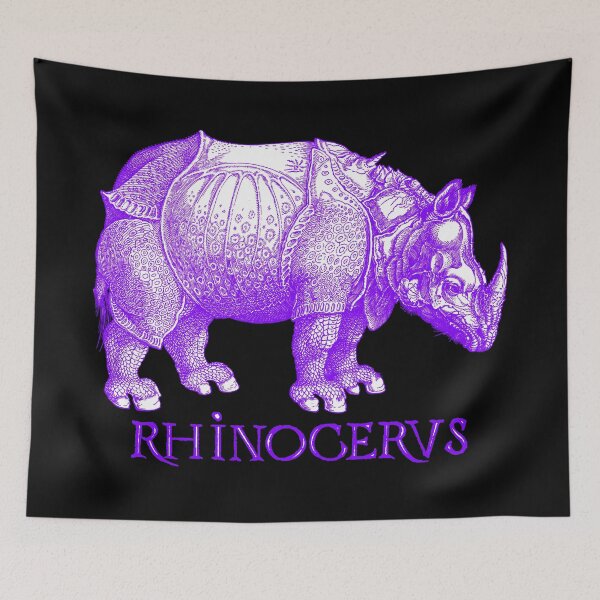 Item preview, Albrecht Durer's Renaissance Rhinoceros designed and sold by Pixelchicken.