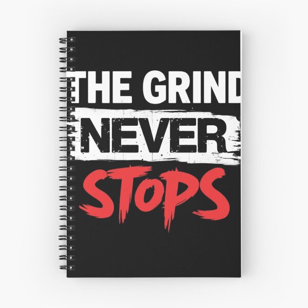 Item preview, The Grind Never Stops Motivational Hustle Quote Typography Design designed and sold by haitrieuic96.