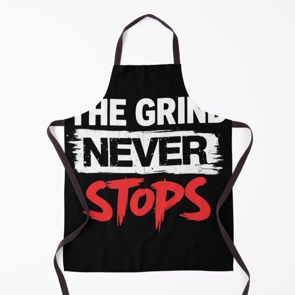 Item preview, The Grind Never Stops Motivational Hustle Quote Typography Design designed and sold by haitrieuic96.