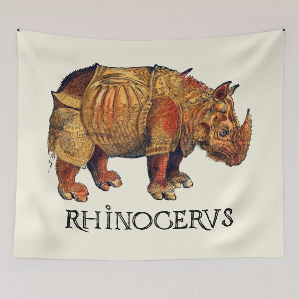 Item preview, Albrecht Durer's Renaissance Rhinoceros designed and sold by Pixelchicken.