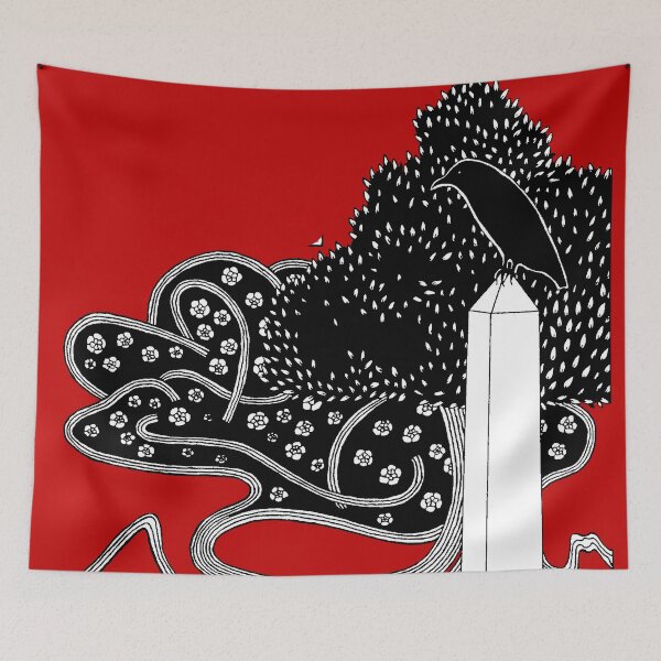Item preview, Edgar Allan Poe The Raven Art Deco Poster designed and sold by Pixelchicken.