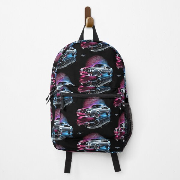 Item preview, Foxbody Mustang Neon Retrowave Art designed and sold by TheArtOfCar.
