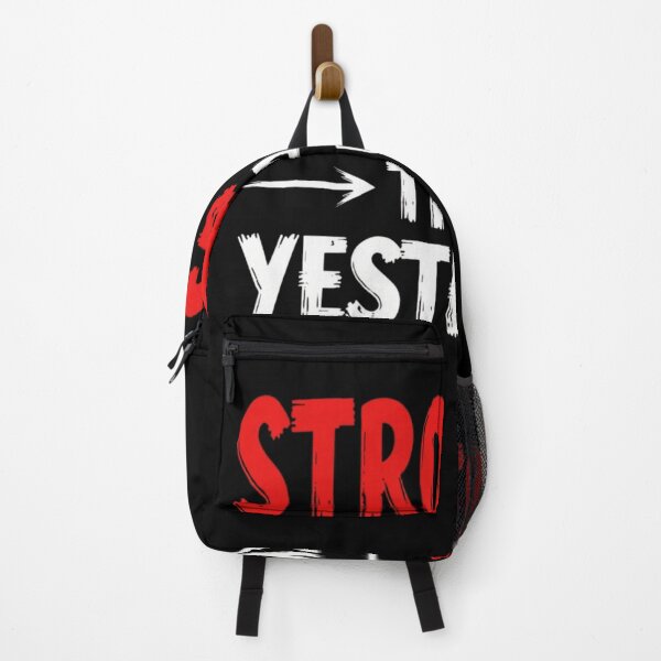 Item preview, Stronger Than Yesterday Motivational Hustle Quote Typography Design designed and sold by haitrieuic96.