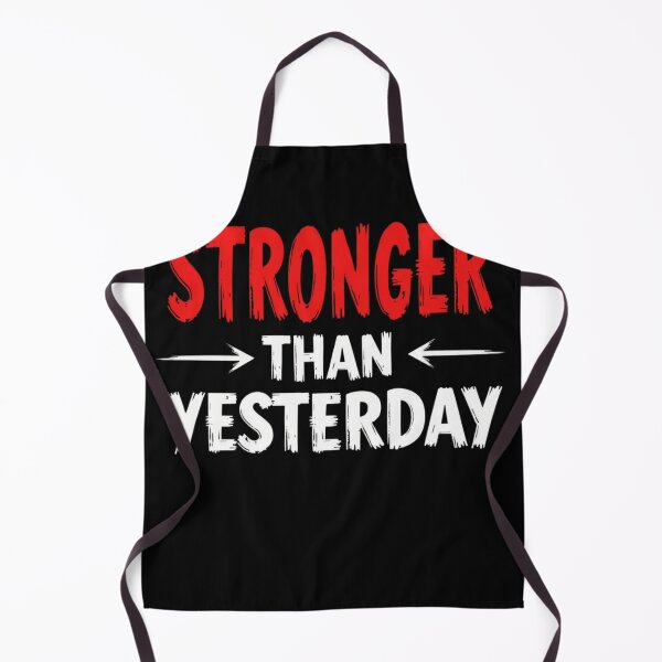 Item preview, Stronger Than Yesterday Motivational Hustle Quote Typography Design designed and sold by haitrieuic96.