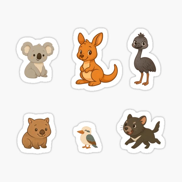 Item preview, Australian Animals designed and sold by ArunDandiboina.