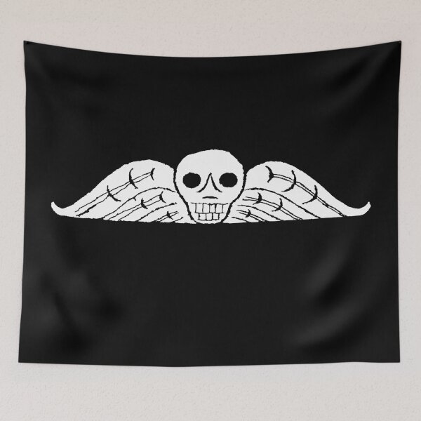 Item preview, Colonial Boston Gravestone Skull Angel designed and sold by Pixelchicken.