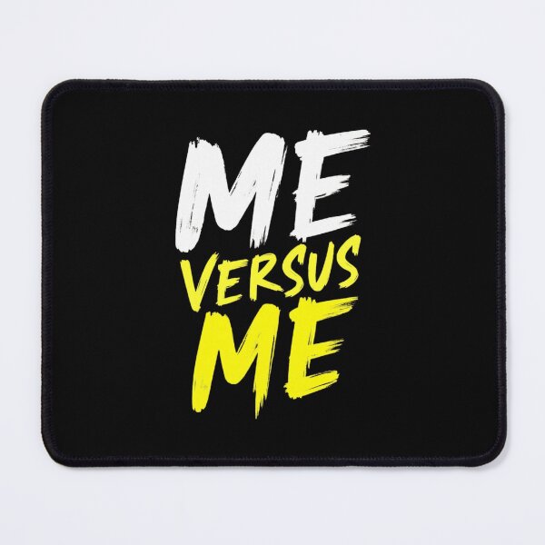 Item preview, Me Versus Me Motivational Fitness Typography Design designed and sold by haitrieuic96.