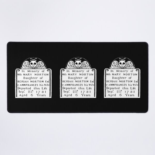 Item preview, Colonial American Gravestone Skull Angel designed and sold by Pixelchicken.