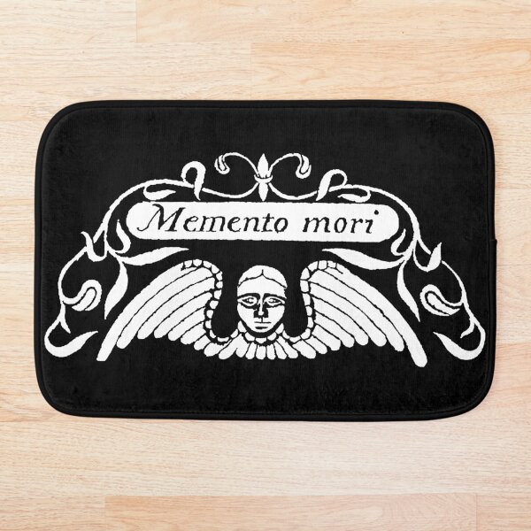 Item preview, Lápida colonial americana con forma de calavera y ángel Memento Mori designed and sold by Pixelchicken.