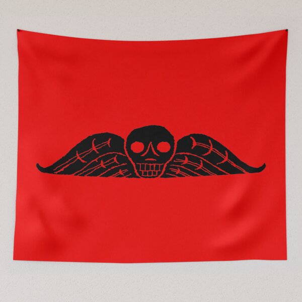 Item preview, Colonial Boston Gravestone Skull Angel designed and sold by Pixelchicken.