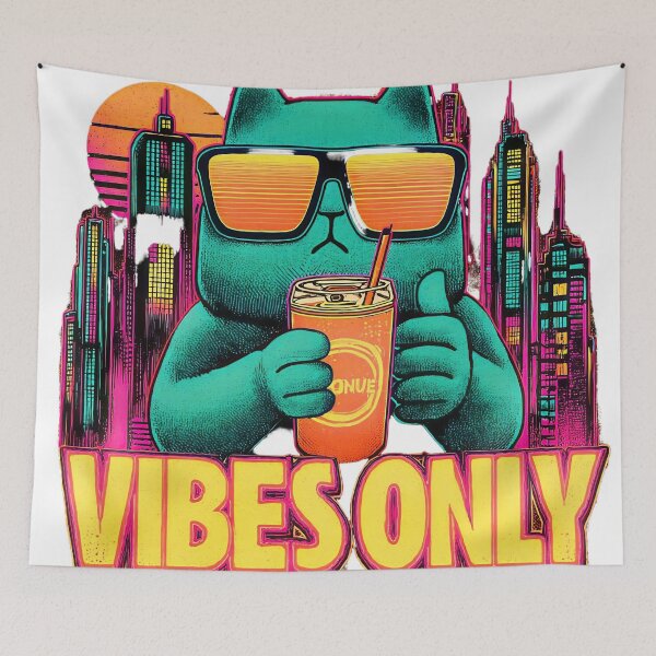 Item preview, Vibes Only: Celestial Cat designed and sold by stevepmp.