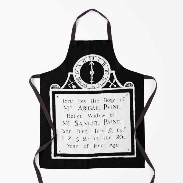Aperçu de l'œuvre Horloge de pierre tombale coloniale américaine créée et vendue par Pixelchicken.