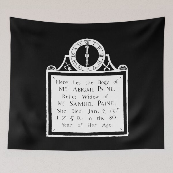 Item preview, Colonial American Gravestone Clock designed and sold by Pixelchicken.