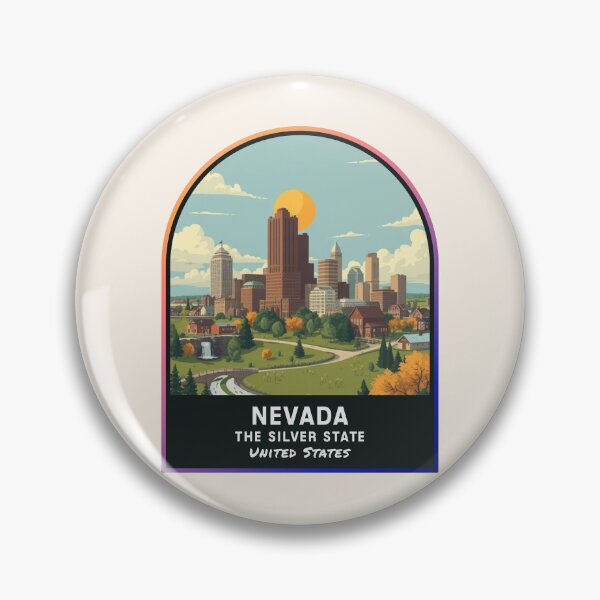 Artikelvorschau, Nevada (NV), Bundesstaat der Vereinigten Staaten von Amerika entworfen und verkauft von PinkandP.