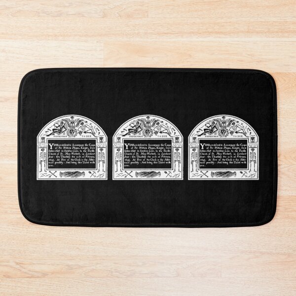 Item preview, Elegant Eighteenth Century Funeral Notice Skeleton Shrouds designed and sold by Pixelchicken.