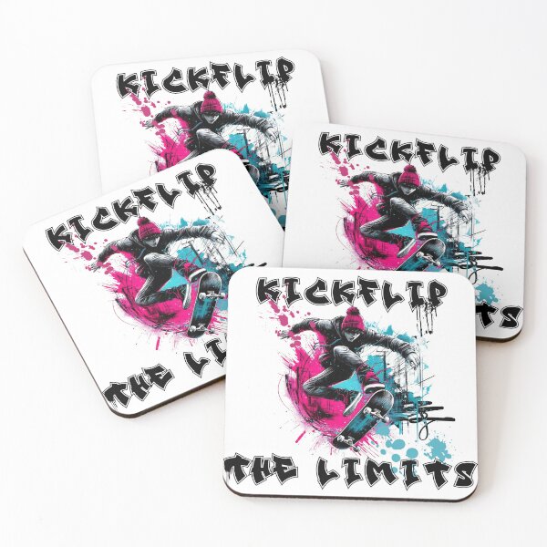 Item preview, Kickflip Skateboarding designed and sold by Nacho Average Designs.