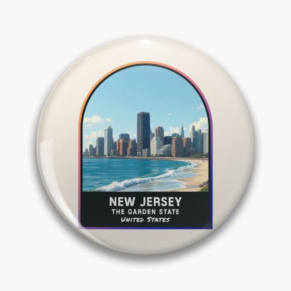 Item preview, New Jersey (NJ), State of the United States of America designed and sold by PinkandP.
