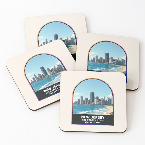Item preview, New Jersey (NJ), State of the United States of America designed and sold by PinkandP.