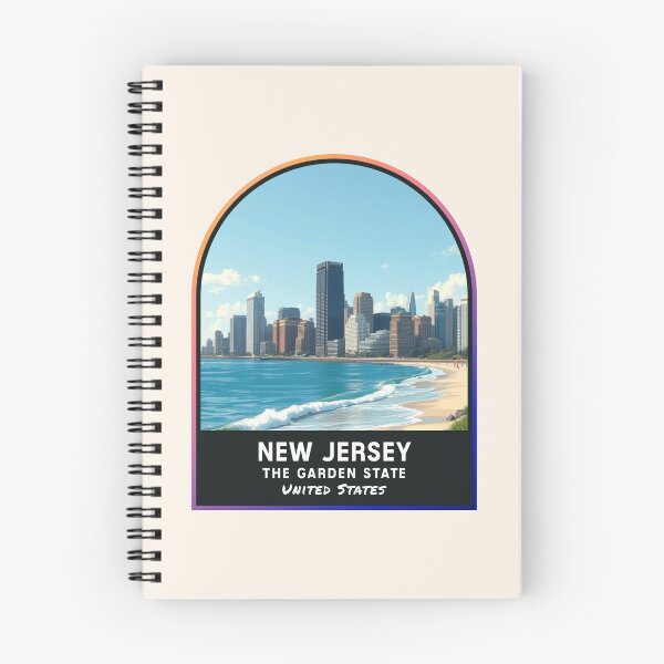 Item preview, New Jersey (NJ), State of the United States of America designed and sold by PinkandP.