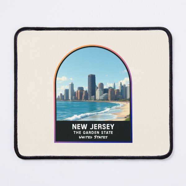 Item preview, New Jersey (NJ), State of the United States of America designed and sold by PinkandP.