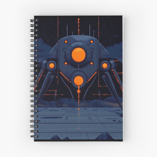 Artikelvorschau, Neon Mech Walker Sci-Fi-Design entworfen und verkauft von GenXSchematic.