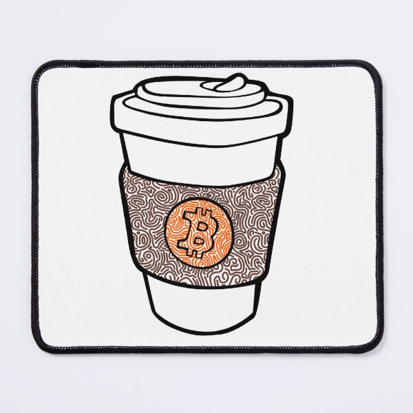 Item preview, Bitcoin and Coffee designed and sold by KatelynMitalski.