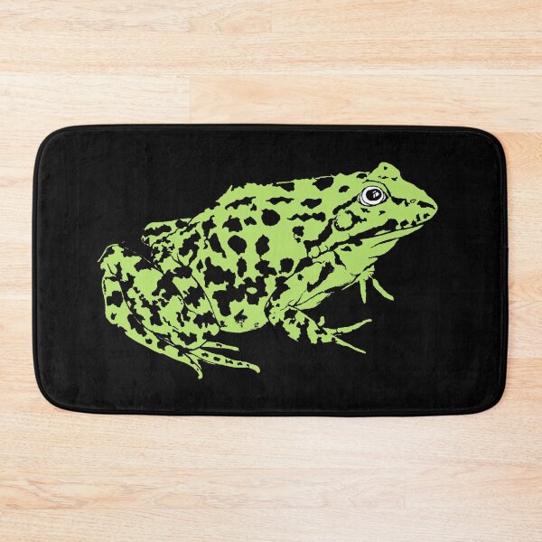 Item preview, Green and Black Garden Frog designed and sold by Pixelchicken.