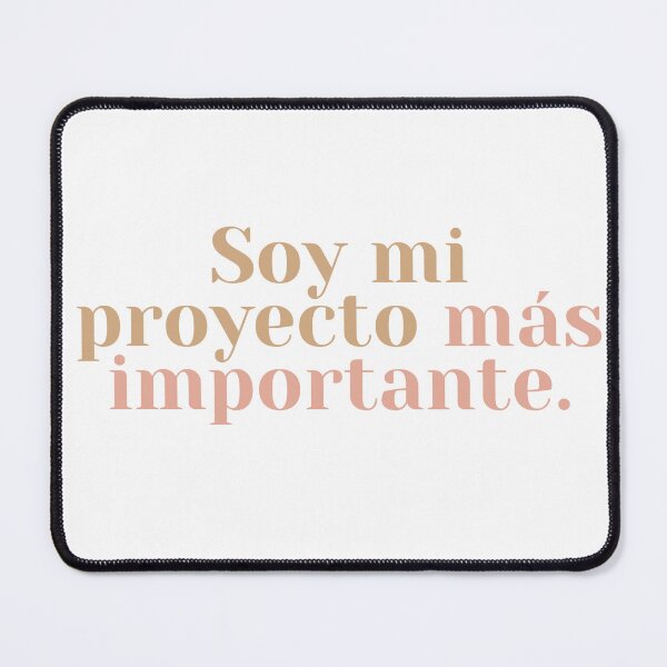 Item preview, I Am My Most Important Project | Motivational Quote in Spanish designed and sold by themombossjournal.