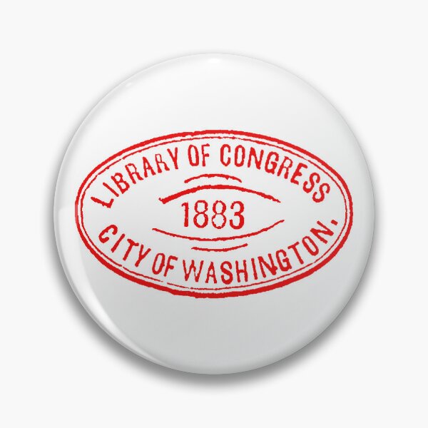 Item preview, Library of Congress 1883 Book Stamp designed and sold by Pixelchicken.