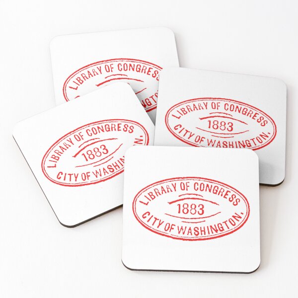 Item preview, Library of Congress 1883 Book Stamp designed and sold by Pixelchicken.