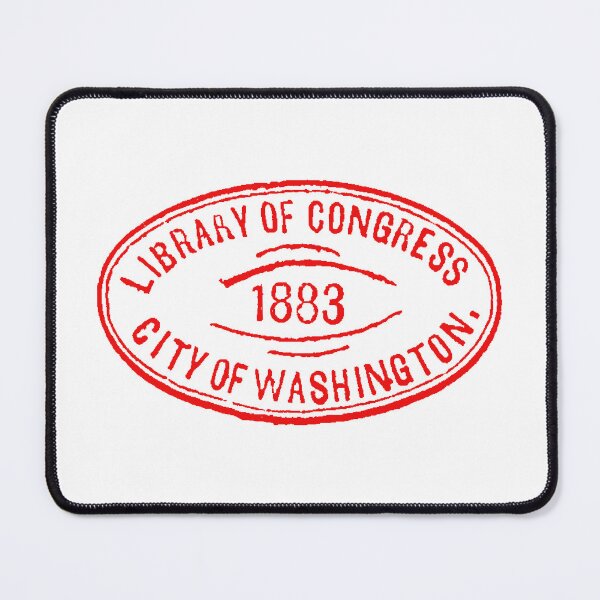 Item preview, Library of Congress 1883 Book Stamp designed and sold by Pixelchicken.