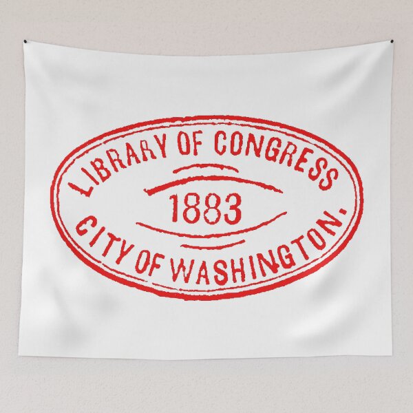 Item preview, Library of Congress 1883 Book Stamp designed and sold by Pixelchicken.