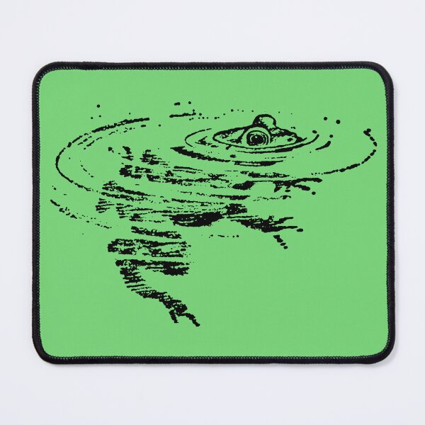 Item preview, Antique Swimming Bull Frog designed and sold by Pixelchicken.