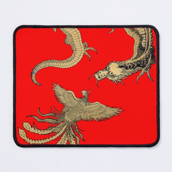 Item preview, Golden Dragon and Phoenix  designed and sold by Pixelchicken.