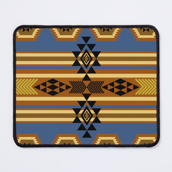 Item preview, Ethics tribal Aztec art, Aztec southwestern style design, textile, tribal wallpaper, bohemian throw blanket, boho western pattern designed and sold by MonoDigitalArt.