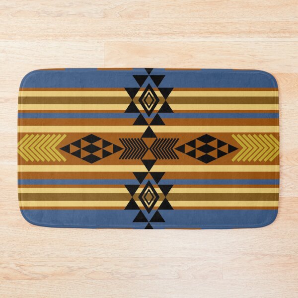 Item preview, Ethics tribal Aztec art, Aztec southwestern style design, textile, tribal wallpaper, bohemian throw blanket, boho western pattern designed and sold by MonoDigitalArt.