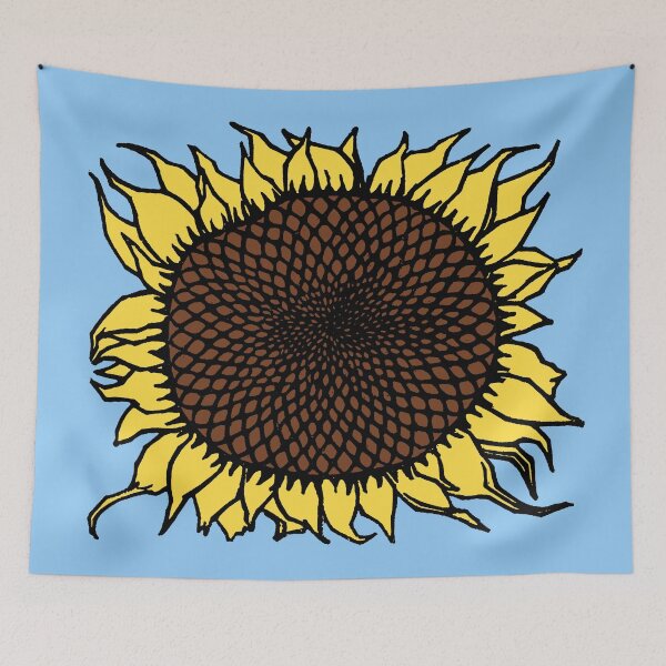 Item preview, Art Nouveau Deco Jugendstil Sunflower designed and sold by Pixelchicken.